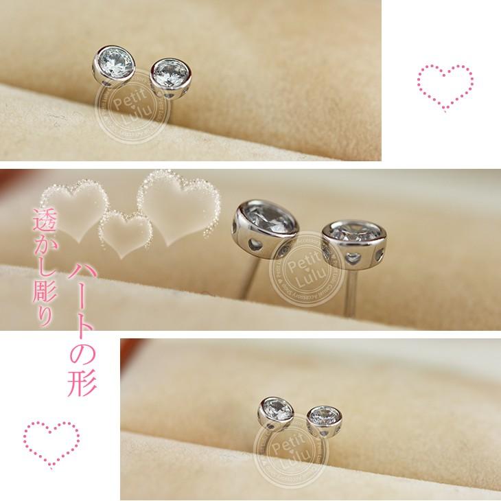 ピアス レディース 18金 つけっぱなし ピアス K18 金属アレルギー対応 シルバー ラウンドカット 一粒 誕生日 プレゼント ギフトの画像