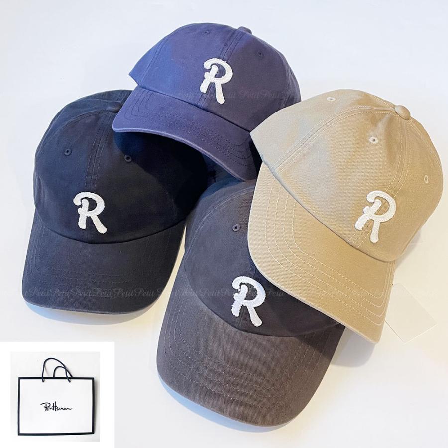 肌触りがいい Rhc Ron Herman ロンハーマン Rロゴ入り キャップ キャンバス地 R Logo Cap 帽子 正規品 2106 注目の Wjhni Com