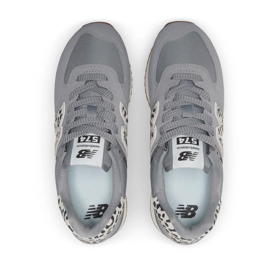 New Balance ニューバランス WL574ZDB 厚底スニーカー ゼブラ柄 グレー アニマル柄 NBWL574ZDBリクエスト型