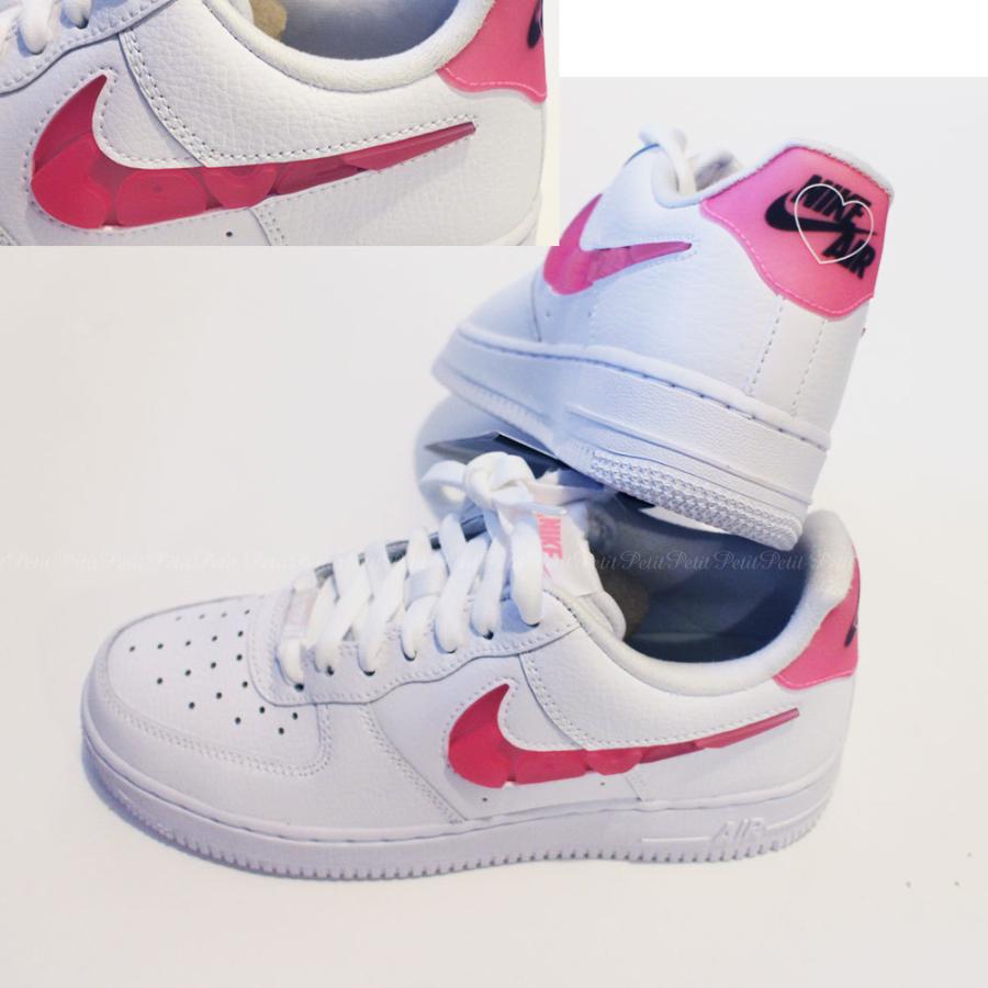 Nike ナイキ Air Force 1 07 Se ナイキ エア フォース 1 ハート Love バレンタイン Wcv84 100wht ホワイトスニーカー Nikewcv84 100 リクエスト型ショップ プチ プチ 通販 Yahoo ショッピング