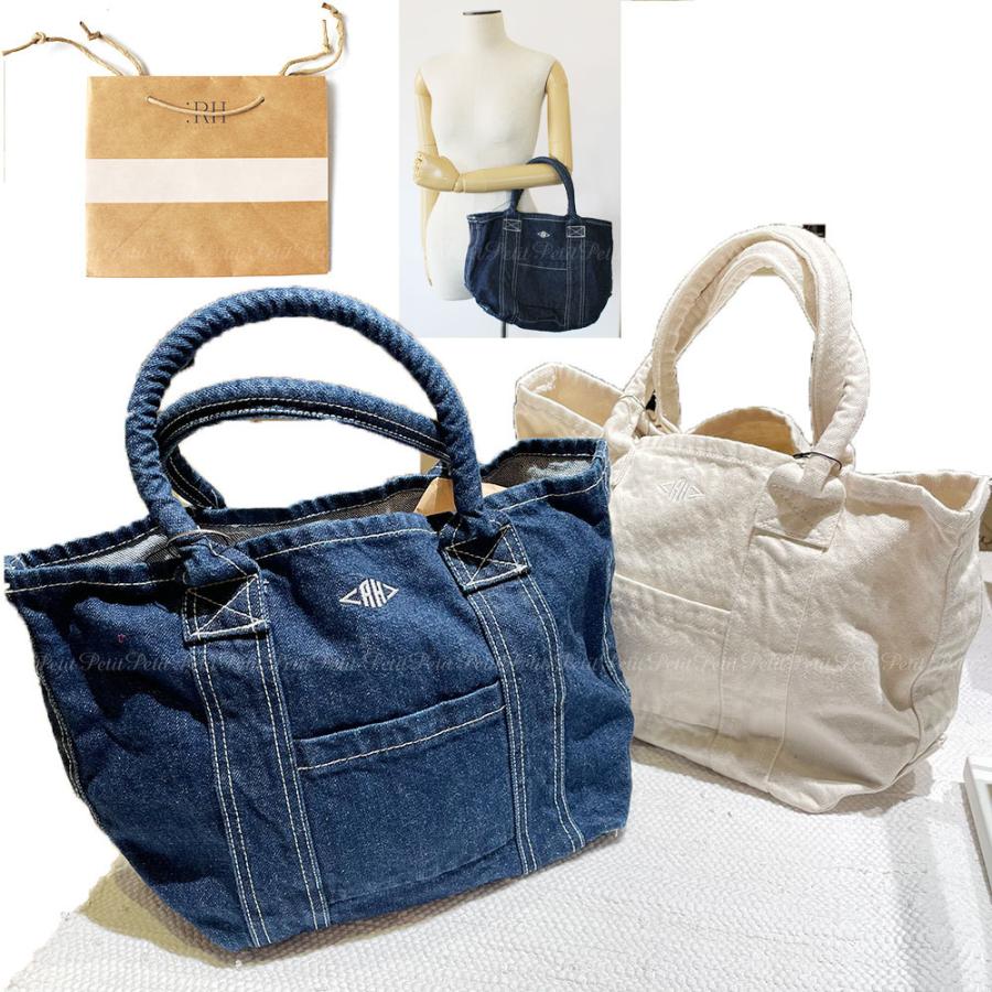 Ron Herman ロンハーマン Rhロゴ入り トートバッグ デニム素材 ステッチ Sサイズ Rh Denimtotes2104 リクエスト型ショップ プチ プチ 通販 Yahoo ショッピング