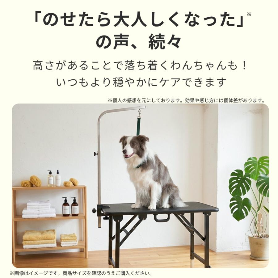 Petit ruban（プチリュバン） トリミングテーブル 6段階調節式 L 大型