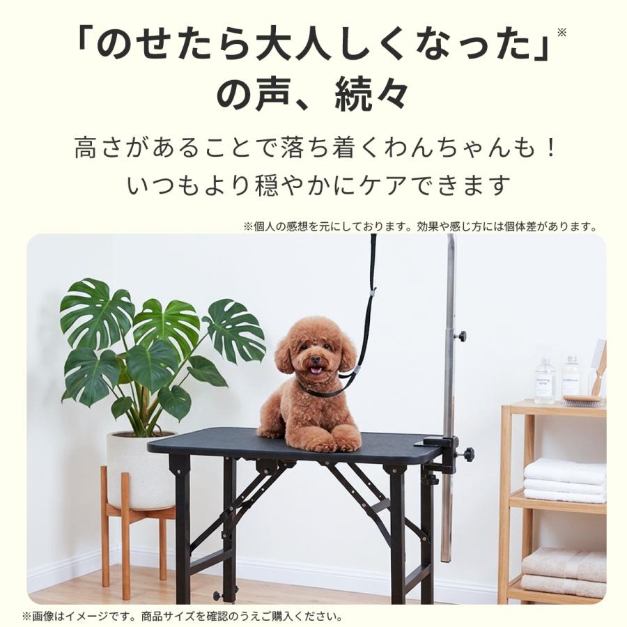 Petit ruban（プチリュバン） トリミングテーブル 6段階調節式 アーム