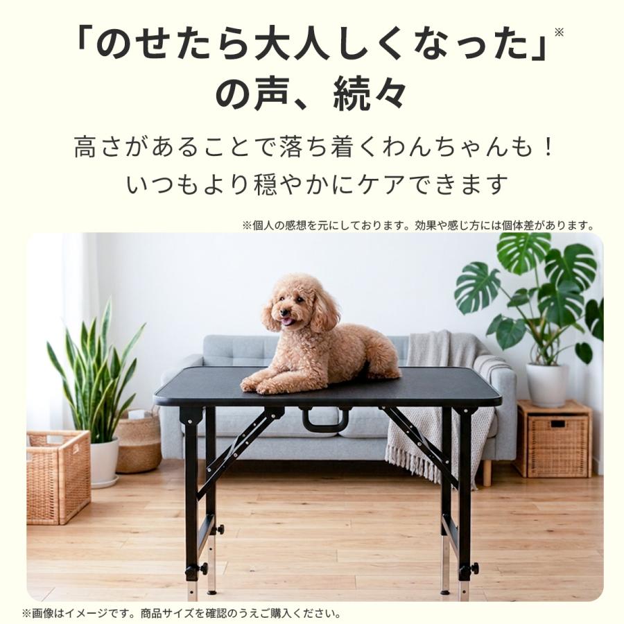 Petit ruban（プチリュバン） トリミングテーブル 6段階調節式 Mサイズ