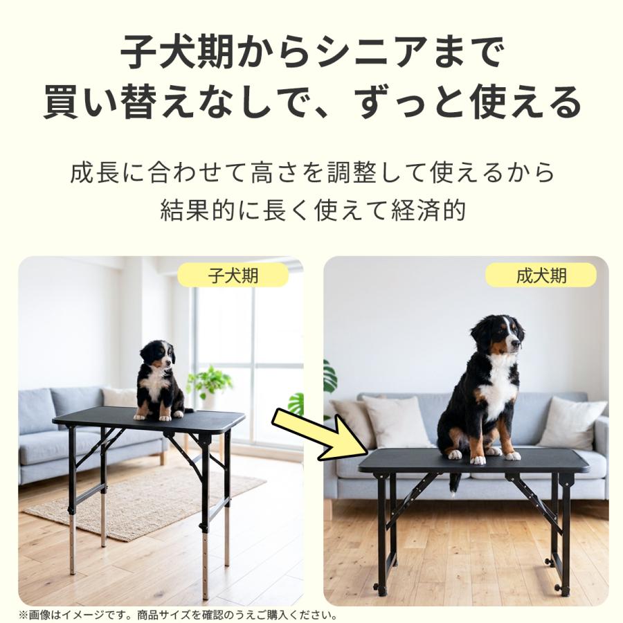 Petit ruban（プチリュバン） トリミングテーブル 6段階調節式 Lサイズ