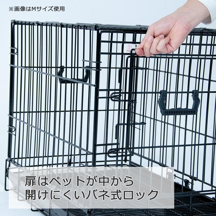 Petit ruban ペットケージ Lサイズ 折りたたみ式 すのこ付 Petit ruban ペットケージ Lサイズ 折りたたみ式 すのこ付