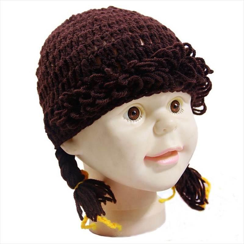 前髪ウィッグ くるくるニット帽 赤ちゃん 女の子 男の子 ヘアバンド 髪飾り |  | 07