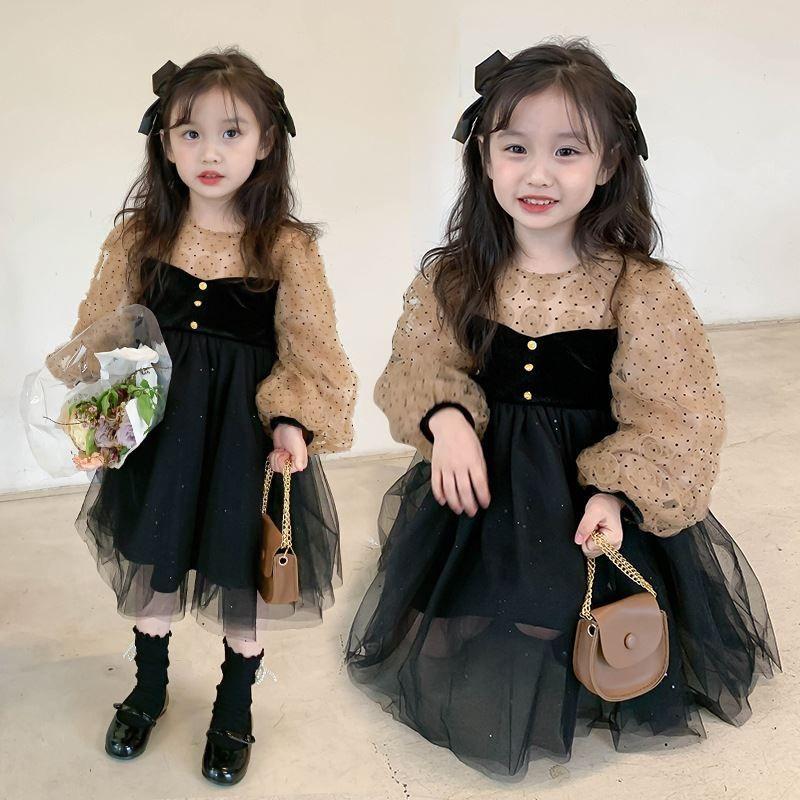 たっぷりチュール ビスチェワンピース 女の子 上着 ドレス 90 100 110