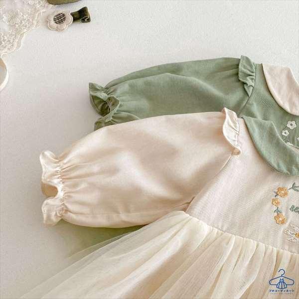 お花刺しゅうミントグリーンワンピース |  | 04