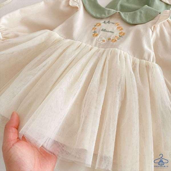 お花刺しゅうミントグリーンワンピース |  | 06