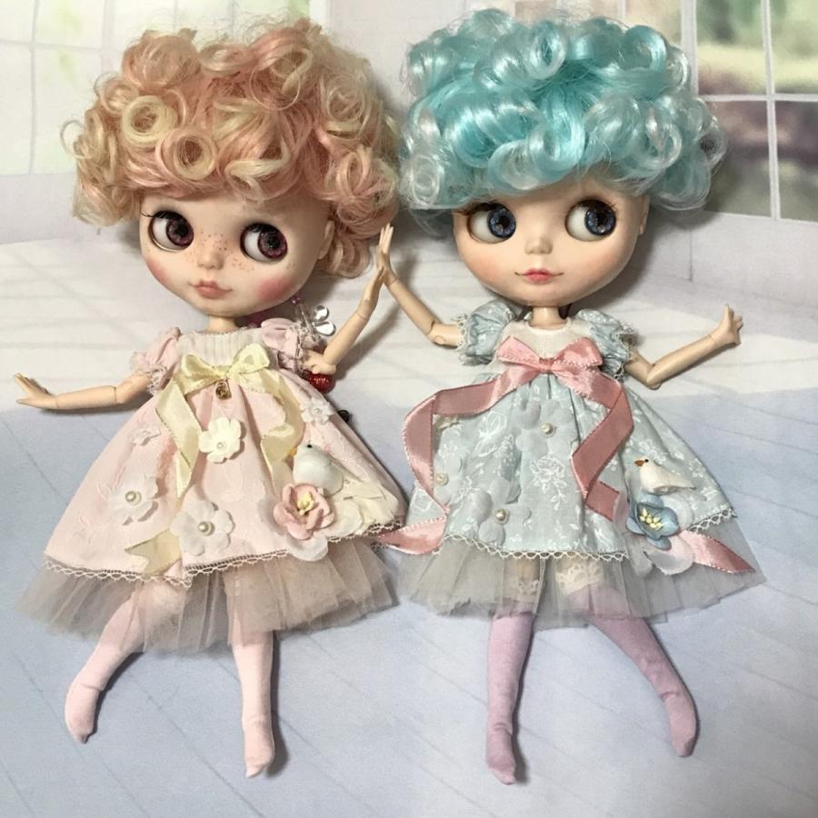 ☆くるくる天使カール アクアホワイト☆ ブライス ウィッグ 耐熱
