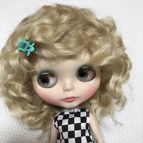 ドール用 ヘアクリップ 小さいドール用 お花 うさぎ ミッキー型