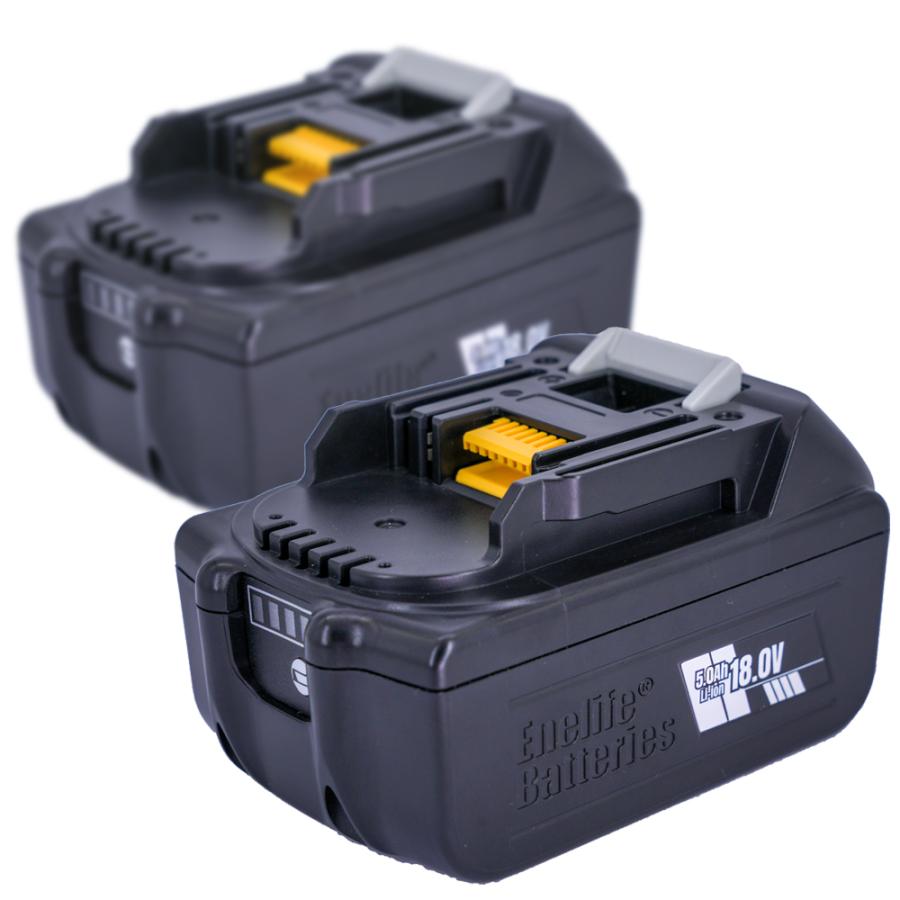 Enelife マキタ 互換 バッテリー 【BL-1850B/HC】18V/5000mAh ＜高出力 