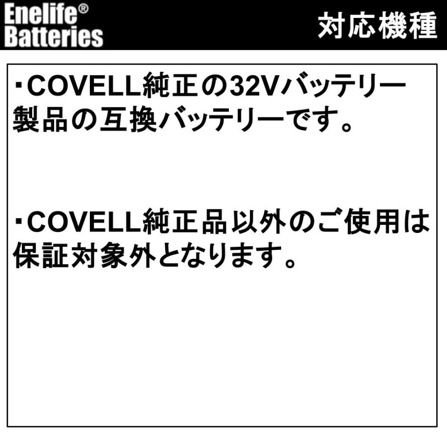 COVELL 互換 32V コベル 互換 空調服バッテリー 72Wh 5000mAh (Enelife CV-XY8236) |  | 06