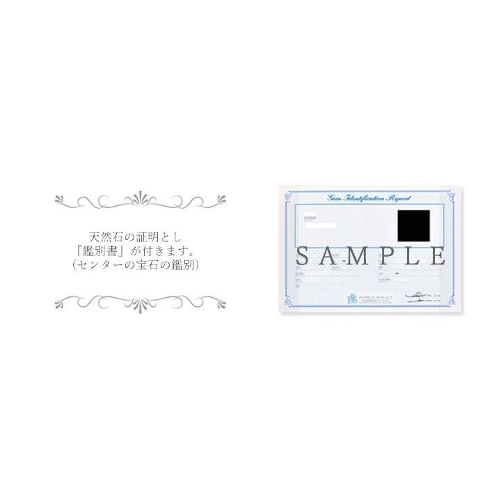 タンザナイト　ダイヤモンド ネックレス レディース　PT900/PT950　0.10ct 取り巻き　ネックレス　誕生石　カラーストーンの画像