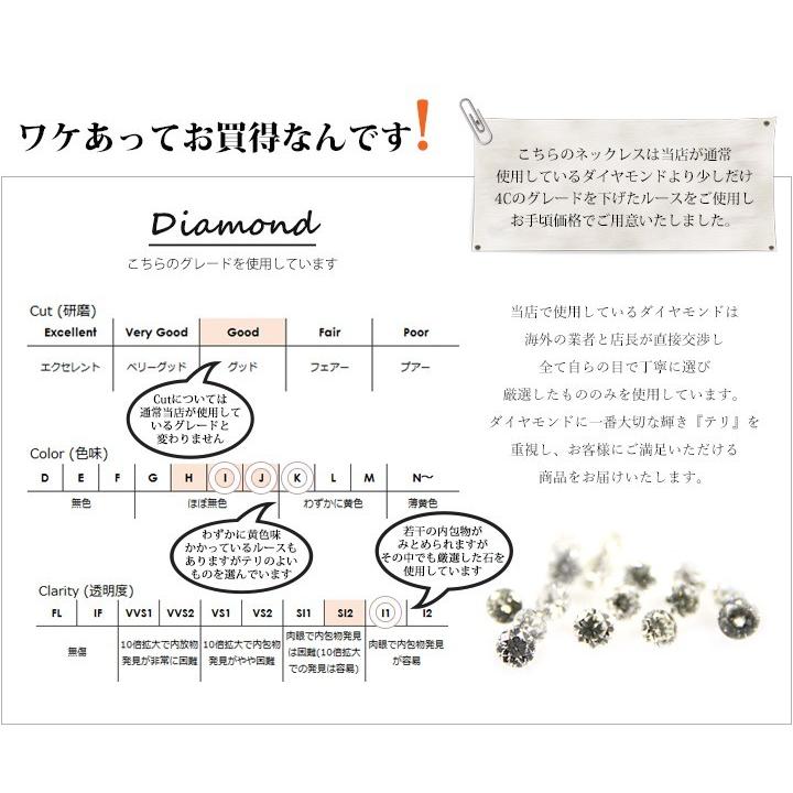 ネックレス ダイヤモンド レディース K10 0.06ct 　4本爪　ホワイトゴールド・ピンクゴールド・イエローゴールド　シンプル　プレゼント　１石　一粒　ギフトの画像