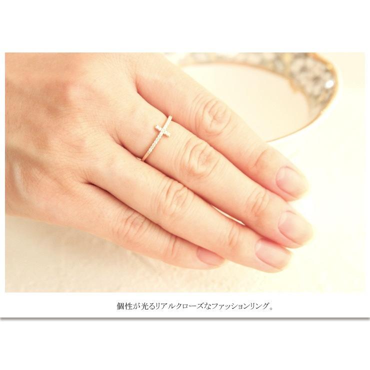 ダイヤモンド リング レディース K18 ダイヤモンド0.10ctリング レース　モチーフ  ダイヤモンド　リング 指輪　華奢　18金 プレゼント　ギフト　記念日の画像