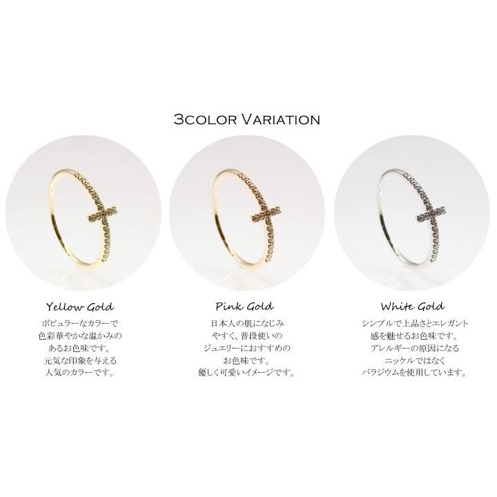 ダイヤモンド リング レディース K18 ダイヤモンド0.10ctリング レース　モチーフ  ダイヤモンド　リング 指輪　華奢　18金 プレゼント　ギフト　記念日の画像