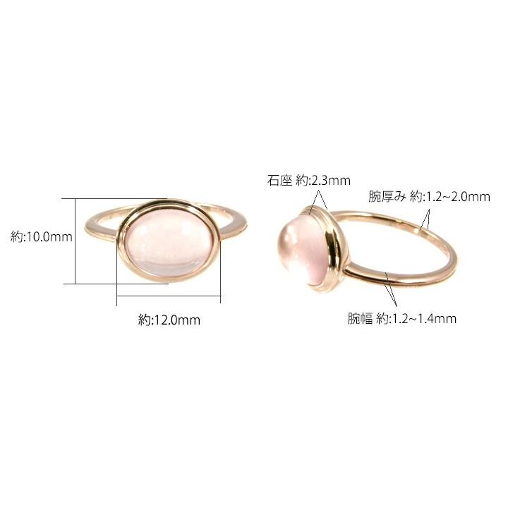 指輪 リング レディース K10 オパール ミルキーアクア ロンドン