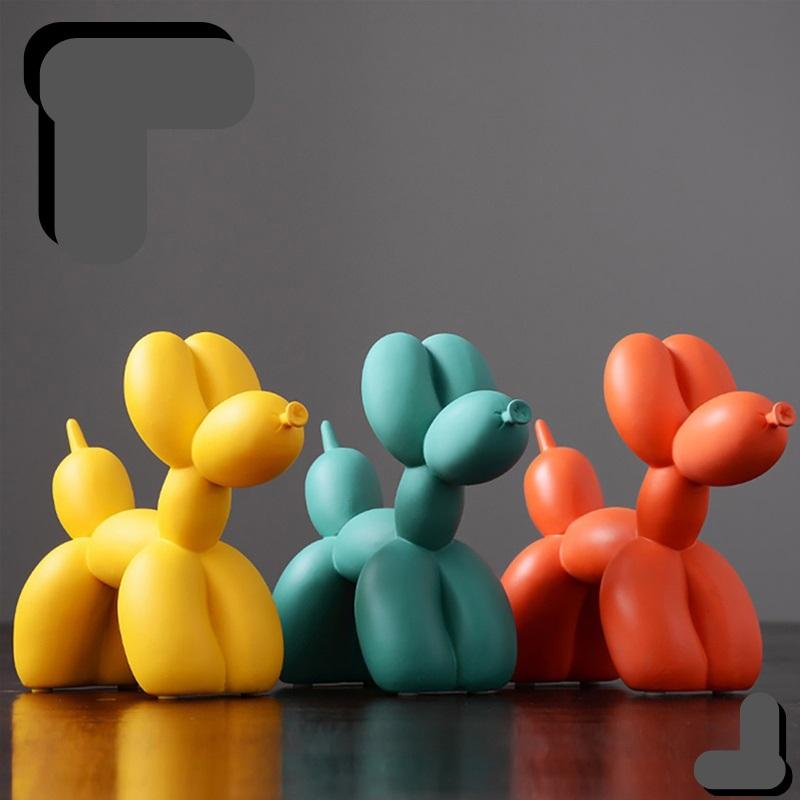 置物 オブジェ 小 動物 犬 バルーン おしゃれ マット色 風船 北欧 像 ホームデコレーション オフィス かわいい 樹脂アート 彫刻 工芸品 装飾品 Ns Petite Corinne 通販 Yahoo ショッピング