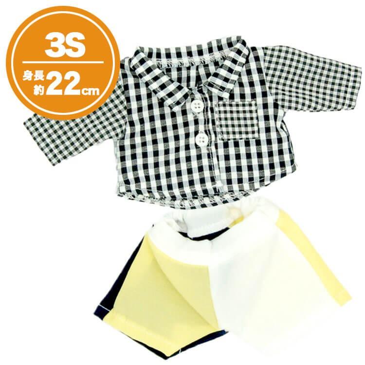 ギンガムシャツ セット 3s 身長22cm用 母の日 プレゼント 服 21 母の日ギフト ぬいぐるみ 服 洋服 着せ替え コスチューム 春 テディベアギフト専門店プティルウ 通販 Yahoo ショッピング