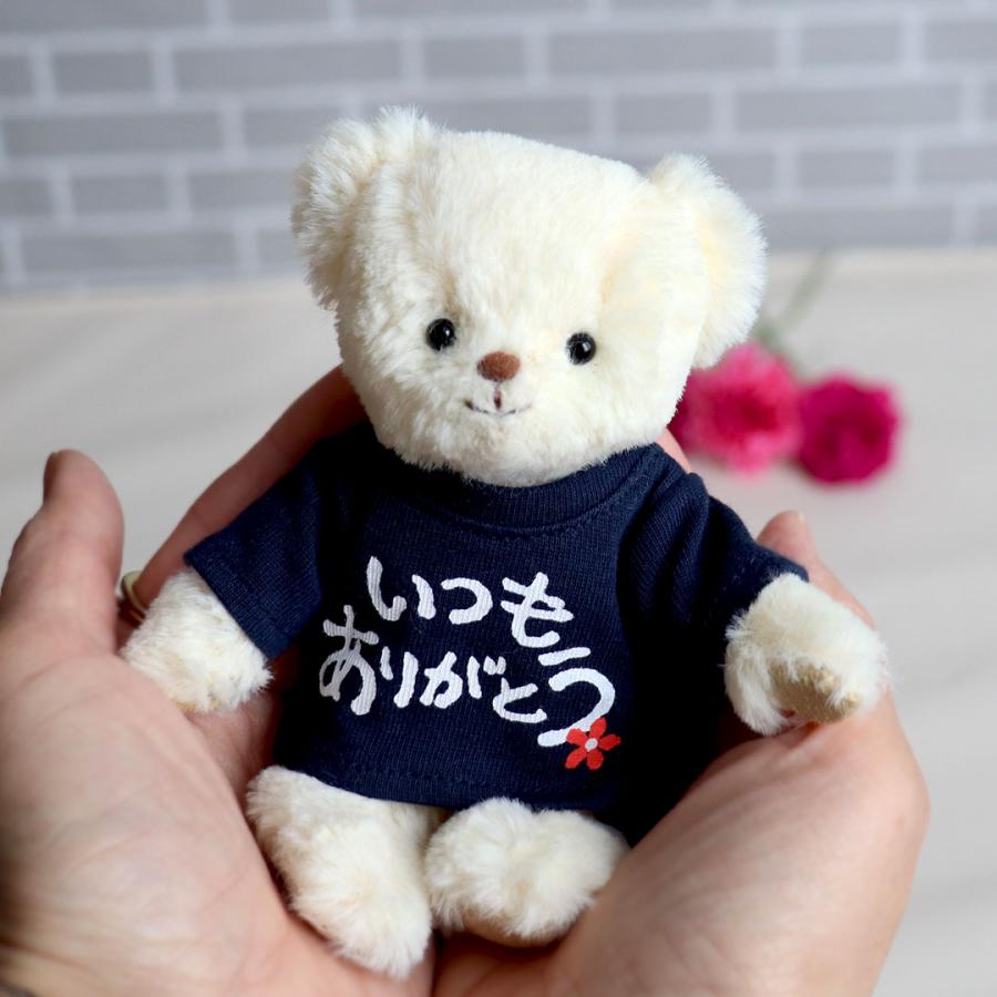 希少　「Petit Loup（プティルウ）」PETIT TEDDY プティルウ（Petit Loup） ぬいぐるみ 服 ありがとう メッ セージT