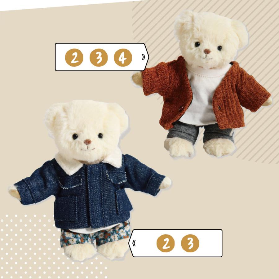 プティルウ ぬいぐるみ 服 12cm コート ぬい服 おしゃれ 着せ プティルウ ぬいぐるみ 服 12cm コート ぬい服 おしゃれ 着せ
