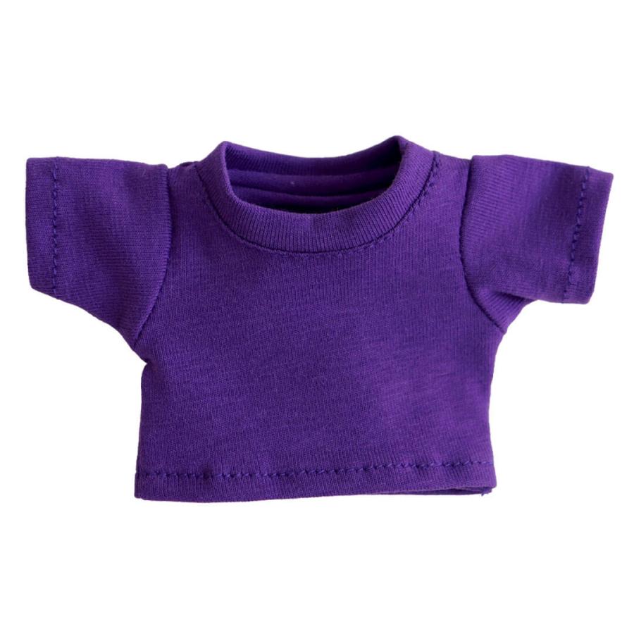 ぬいぐるみ 服 12cm 女の子 着せ替え コスチューム 可愛い お揃い 推し活 プティルウ 4S おしゃれこぐま2026春 TBカラーTシャツパープル | プティルウ | 01