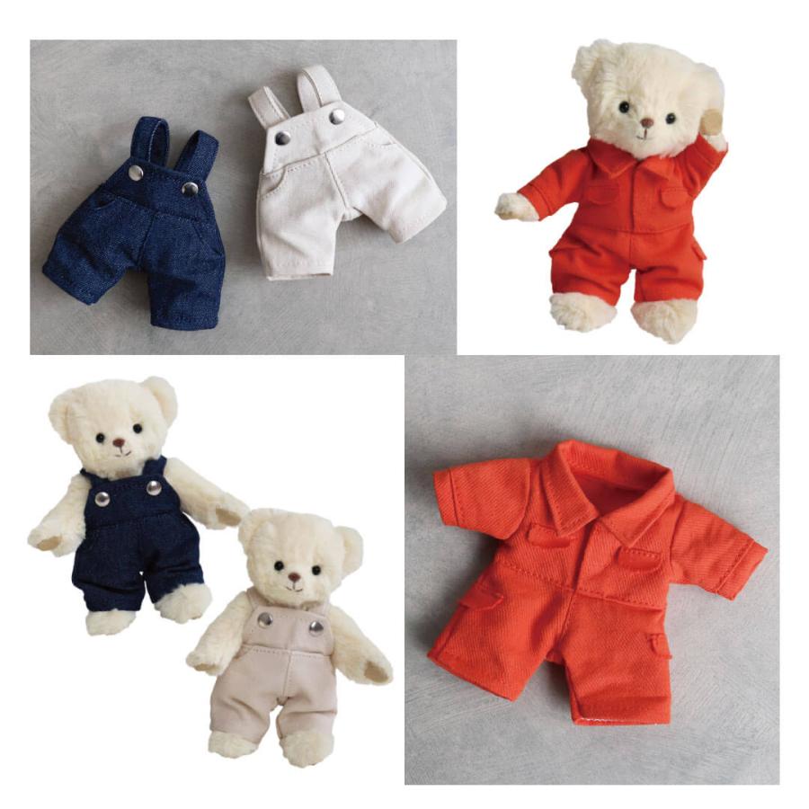 ぬいぐるみ 服 12cm 女の子 着せ替え コスチューム 可愛い お揃い 推し活 プティルウ 4S おしゃれこぐま2026春 TBカラーTシャツイエロー | プティルウ | 07