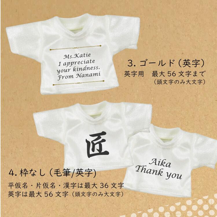 ぬいぐるみ 服 メッセージtシャツ 手紙 てがみ 誕生日プレゼント 女性 メッセージ 敬老の日 プレゼント 実用的 洋服 12cm オリジナルtシャツ テディベア テディベアギフト専門店プティルウ 通販 Yahoo ショッピング