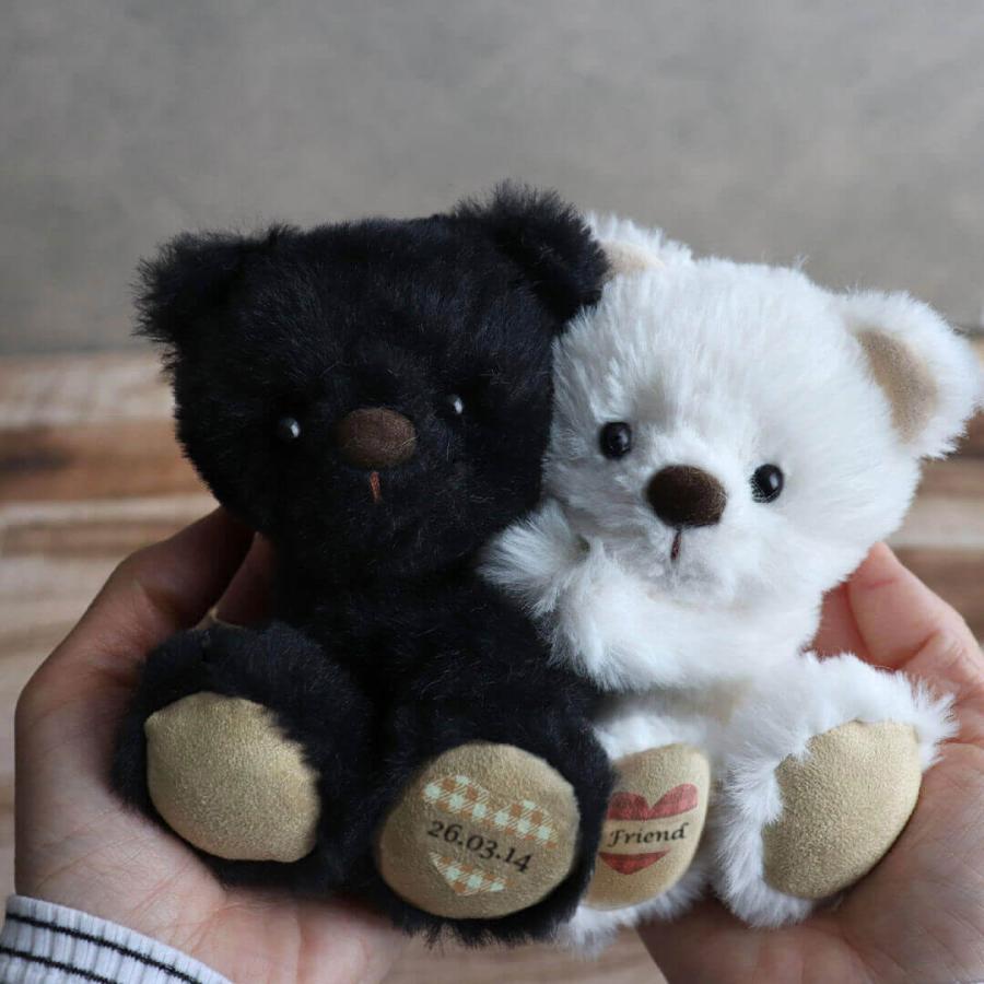 プティルウ（Petit Loup） バッグチャーム ギフト くま お揃い 双子