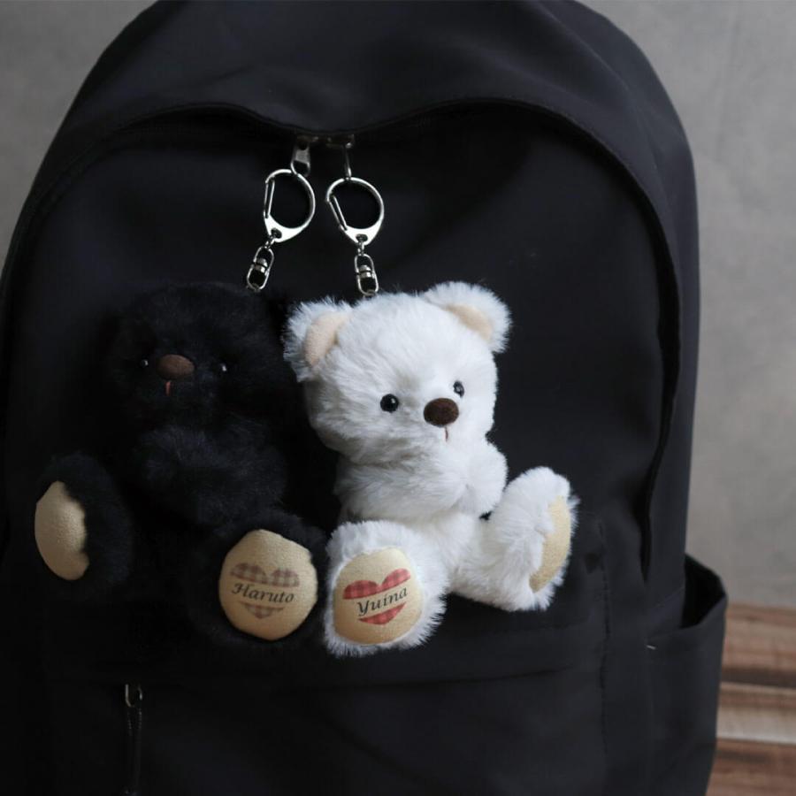 プティルウ（Petit Loup） バッグチャーム ギフト くま お揃い 双子