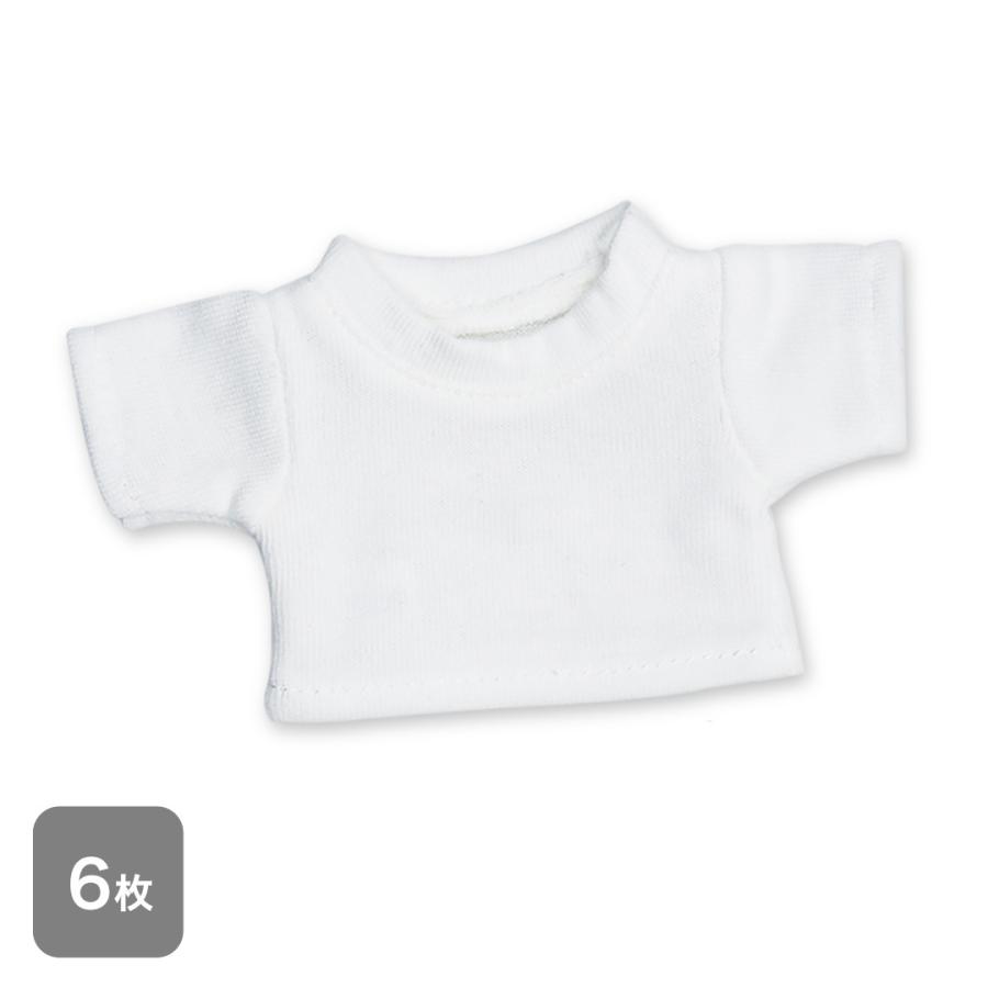 6枚パック ぬいぐるみ 服 無地 メッセージtシャツ ホワイト テディベア くま 洋服 身長12cm用 4s 着せ替え ぬい ぬいばサイズ テディベアギフト専門店プティルウ 通販 Yahoo ショッピング