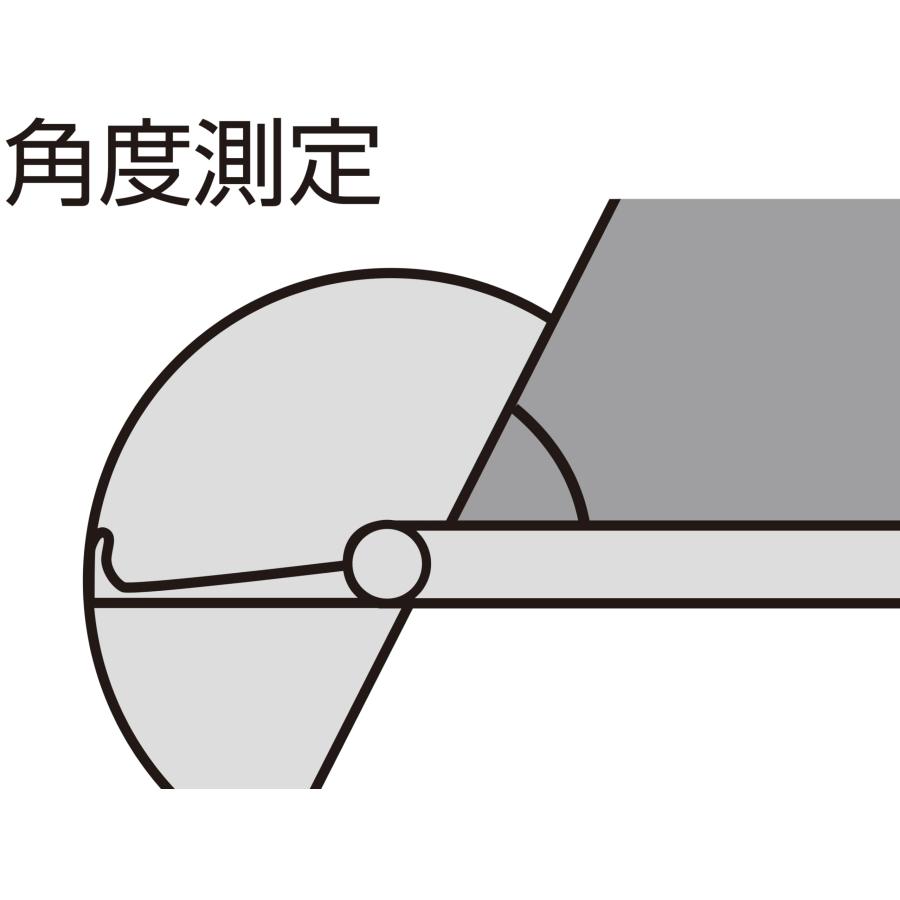シンワ測定(Shinwa Sokutei) プロトラクター 針付き 竿10cm目盛 シンワ測定(Shinwa Sokutei) プロトラクター 針付き 竿10cm目盛