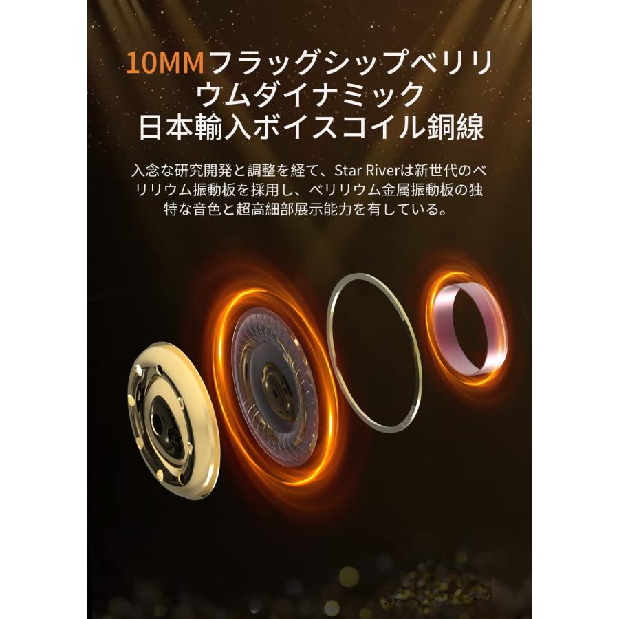 Yinyoo 中華 イヤホン 有線 イヤモニ TRI Star River イアフォン