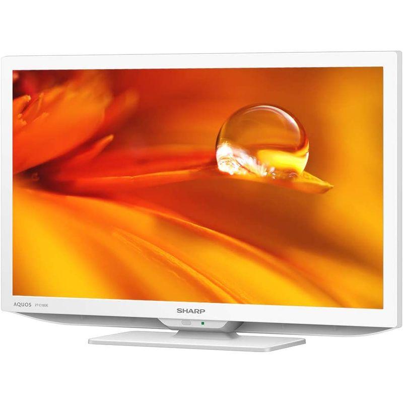 シャープ 19V型 液晶 テレビ AQUOS 2T-C19DE-W ハイビジョン 外付けHDD裏番組録画対応 2021年モデル ホワイト 19V型 液晶 テレビ AQUOS 2T C19DE ハイビジョン 外付けHDD裏番組録画対応 2021年モデル ホワイト
