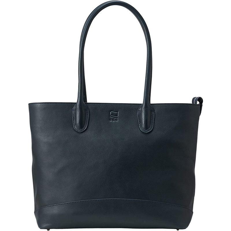 epe トートバッグ 本革 メンズ A4 大容量 レザー ブランド 無地 通勤 通学 (ネイビー) トートバッグ 本革 メンズ A4 大容量 レザー ブランド 無地 通勤 通学 ネイビー