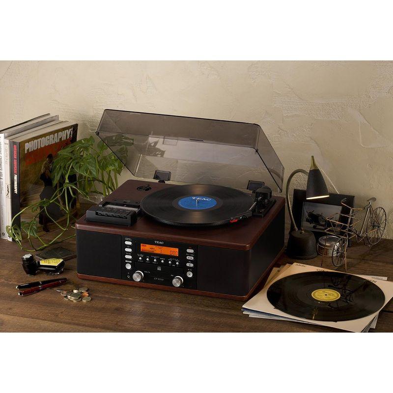 【24時間以内発送】 TEAC ターンテーブル/カセットプレーヤー付CDレコーダー LP-R520(WA) 【6918801611】(24878円)