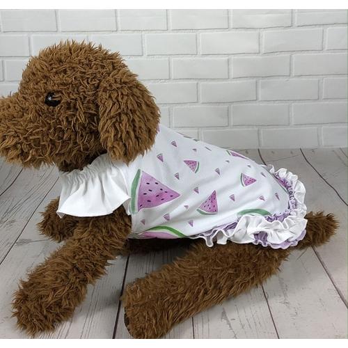 犬服 夏用 クール 接触冷感 ワンピース 水で濡らす 夏服 太陽熱を遮断 トイプードル ダックスフンド チワワ オリジナルすいか Dogcoolsuika Sameas 通販 Yahoo ショッピング