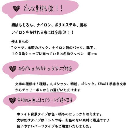 お名前シール 布 小学校 入園 お名前アイロンプリント 大中小 シンプル