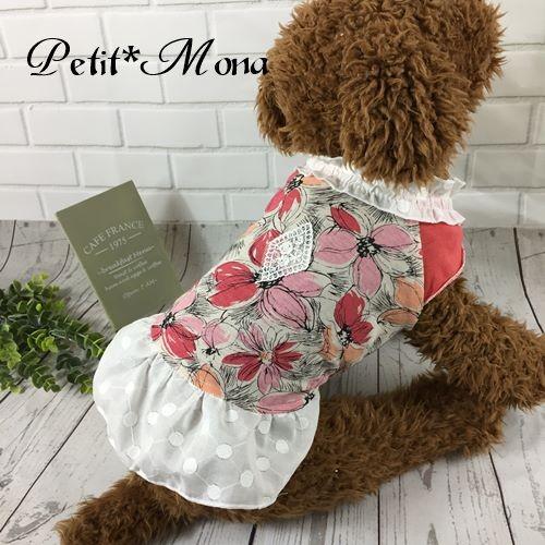 犬 服 犬服 犬の服 春夏 ワンピース トイプードル ダックスフンド チワワ ピンクフラワー Pinkf Sameas 通販 Yahoo ショッピング