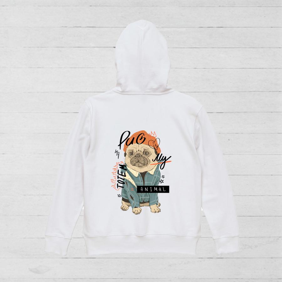 パーカー メンズ おしゃれ スウェット プルオーバー 長袖 パグ 犬 イラスト エモ柄 ペア カップル お揃い かわいい 30代 40代 50代 Pugp Sameas 通販 Yahoo ショッピング