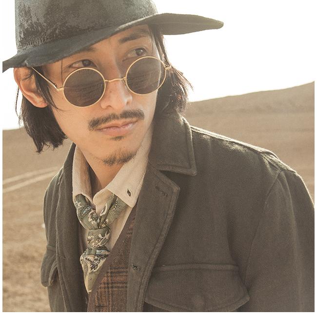 富士山眼鏡）ラウンドシェイプ 丸型ラウンドフレーム サングラス