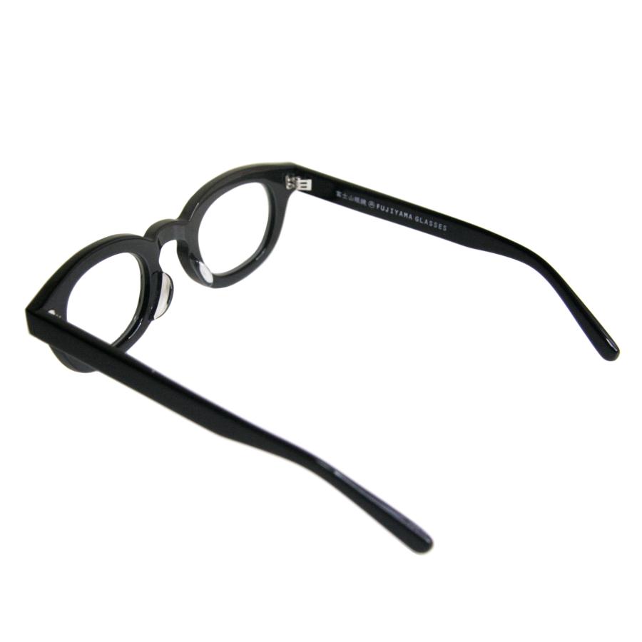 （富士山眼鏡）シャプレイ SHAPLAY made in Japan model 太セル 黒縁 伊達メガネ in
