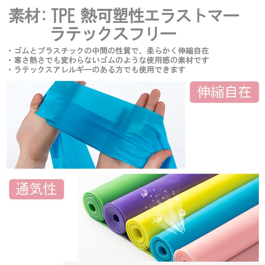 エクササイズバンド 2本セット トレーニングチューブ フィッ トネス