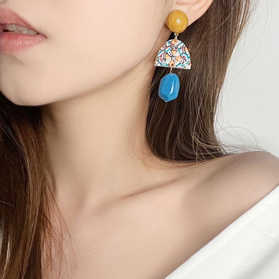 エスニックデザインのピアス イヤリング レディース 春 夏 秋 冬 オールシーズン 民族調 カラフル 1110 Petitplum Yahoo ショップ 通販 Yahoo ショッピング