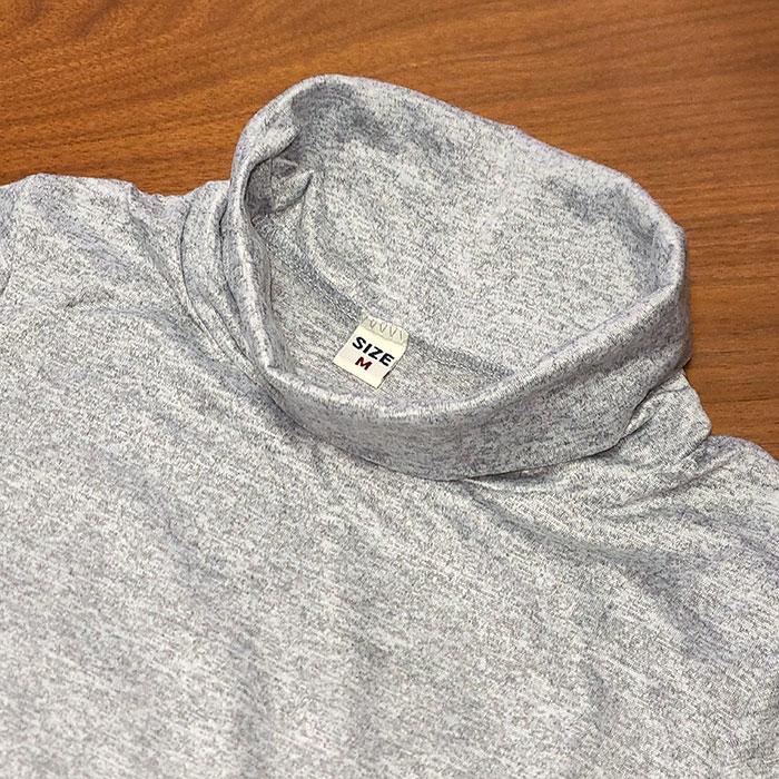 値下げ　ワケアリ　ショート丈のタートルネックカットソー / レディース 春 秋 冬 トップス Tシャツ インナー ハイネック 8分袖 |  | 05