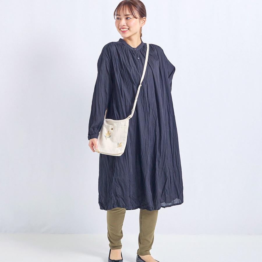 クラウドナイン ミモザ刺しゅうのミニショルダーバッグ / レディース