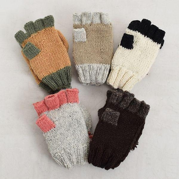 値下げ　ミトンにもなる動物さんの手袋 / 秋 冬 アニマル 可愛い プレゼント レディース ガールズ |  | 07