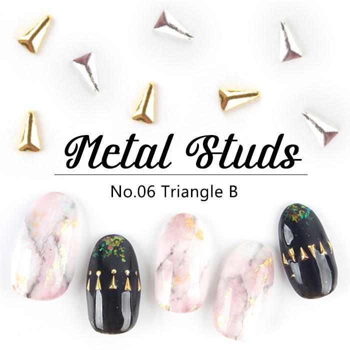 ネイル ジェルネイル ネイルパーツ パーツ スタッズ 高品質 メタルスタッズ トライアングルb 10粒入り プチプラ 通販 Yahoo ショッピング